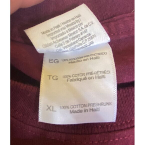 Set Of 3 Gildan Ultra Cotton Graphic T-Shirts In White & Maroon For Men - Picture 7 of 10